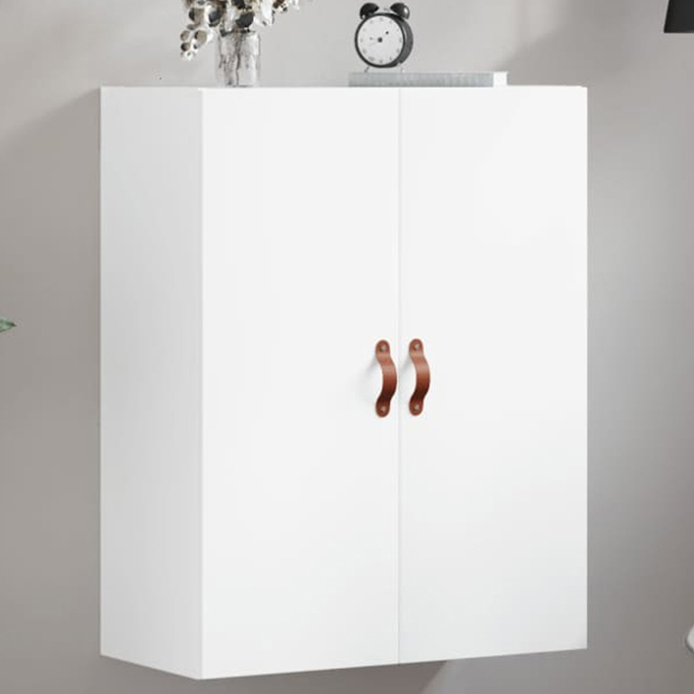 vidaXL 2 Door White Wall Mounted Cabinet Image 1