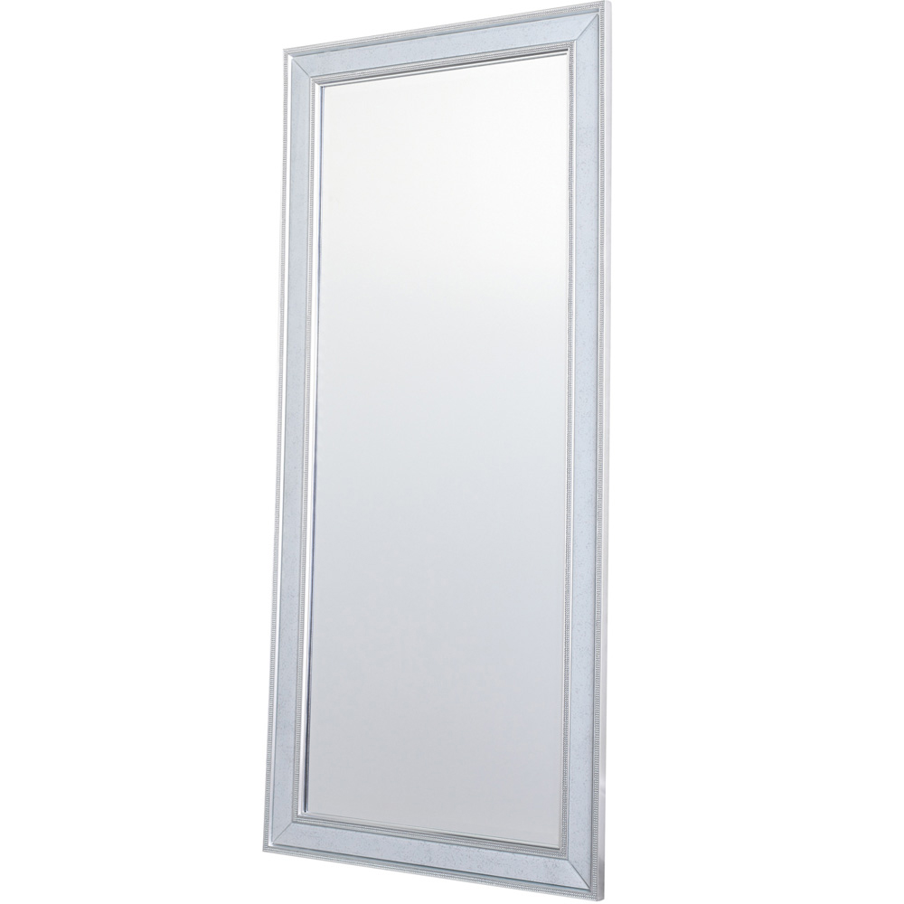 Caprice Diamante Silver Lean To Mirror 175 x 80cm Image 1