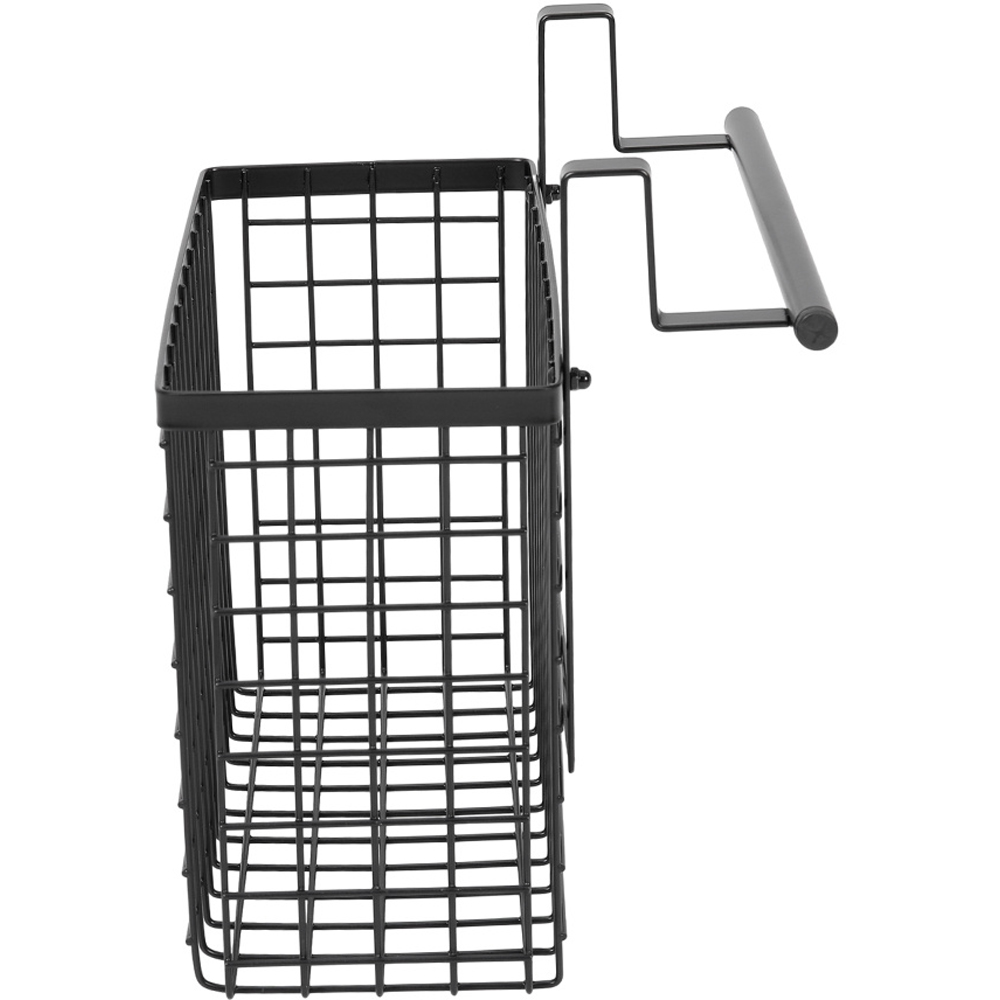 H&O Direct Black Storage Basket with Hanger Image 2