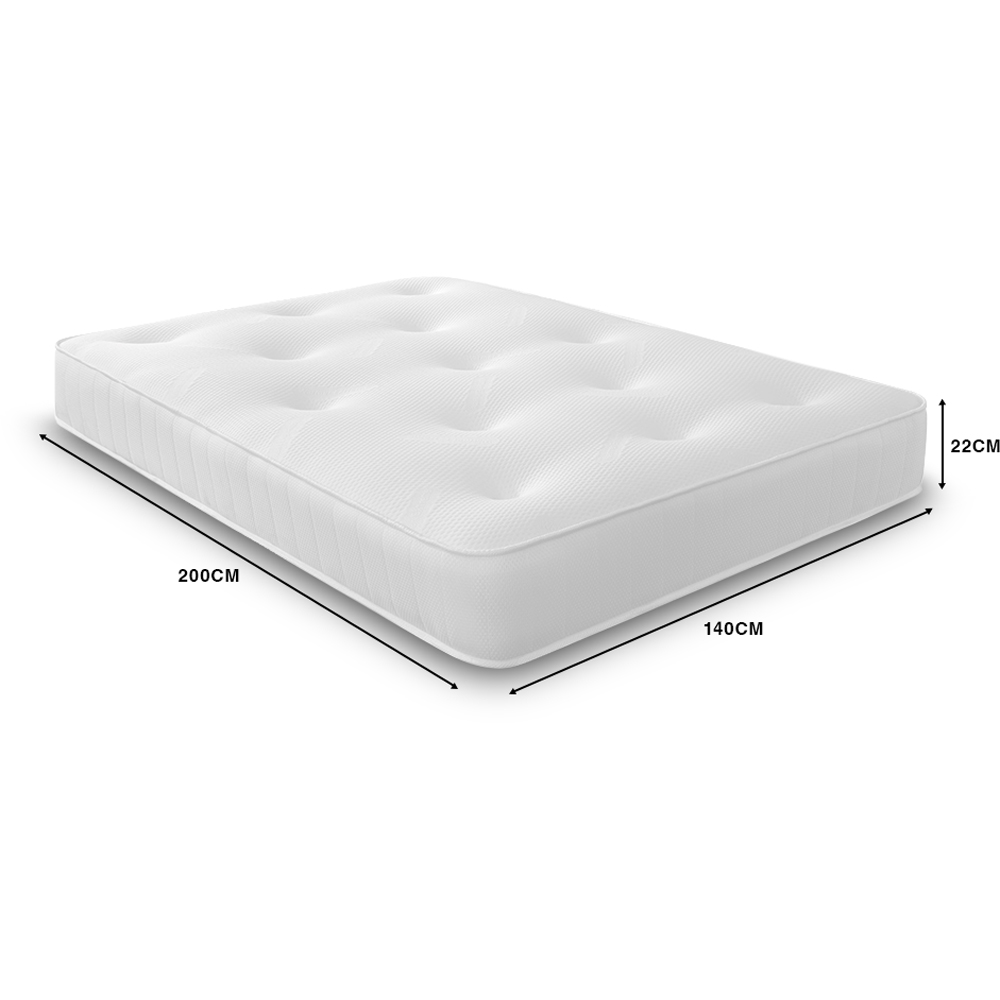 Starlight Beds European Double Warmer Extreme Tufted Hybrid Foam and Spring Mattress Image 6