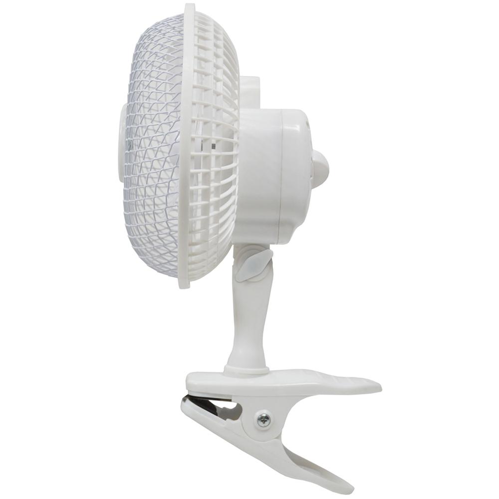 Igenix White Clip Fan 6 inch Image 4