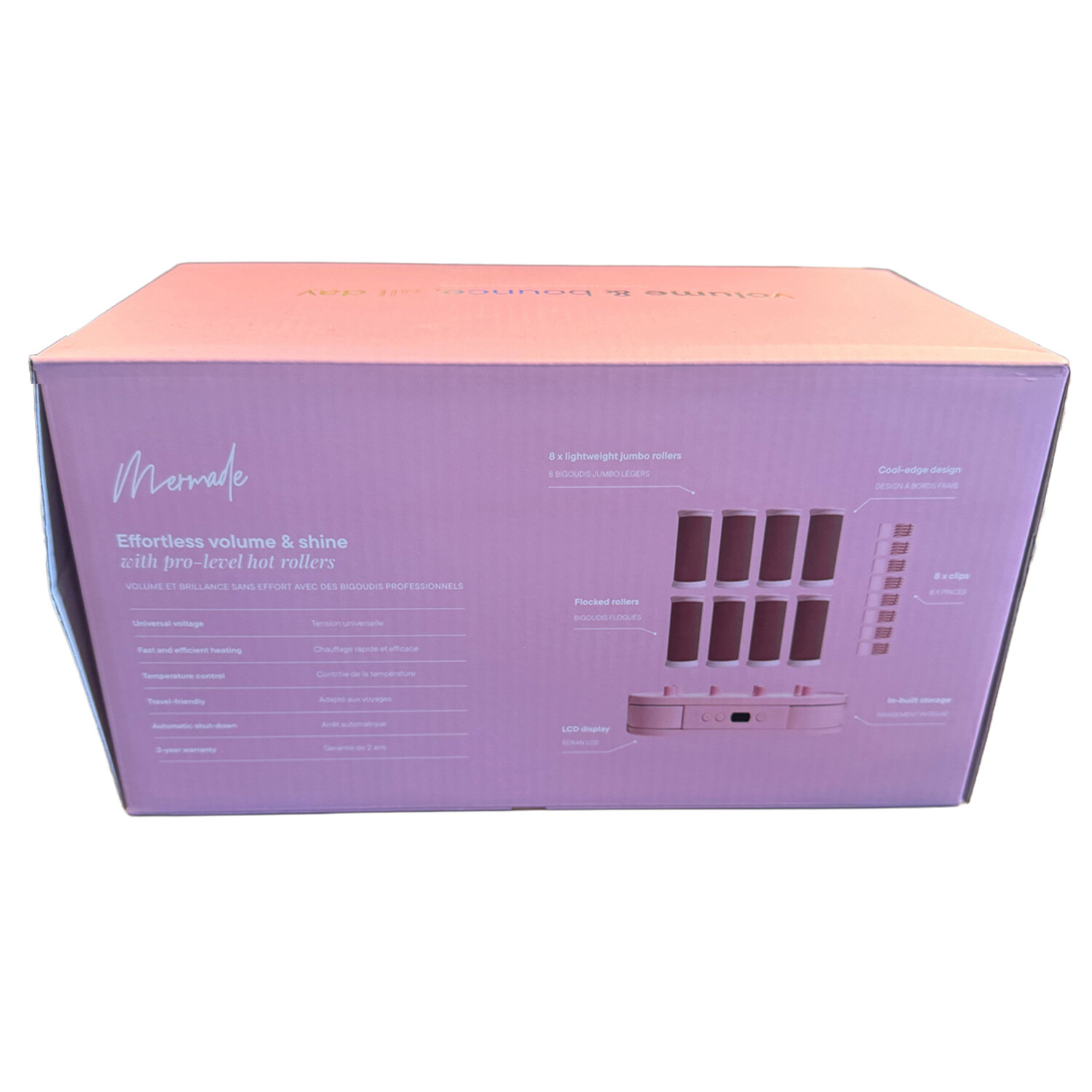 Mermade Digital Hot Rollers Pink Image 3