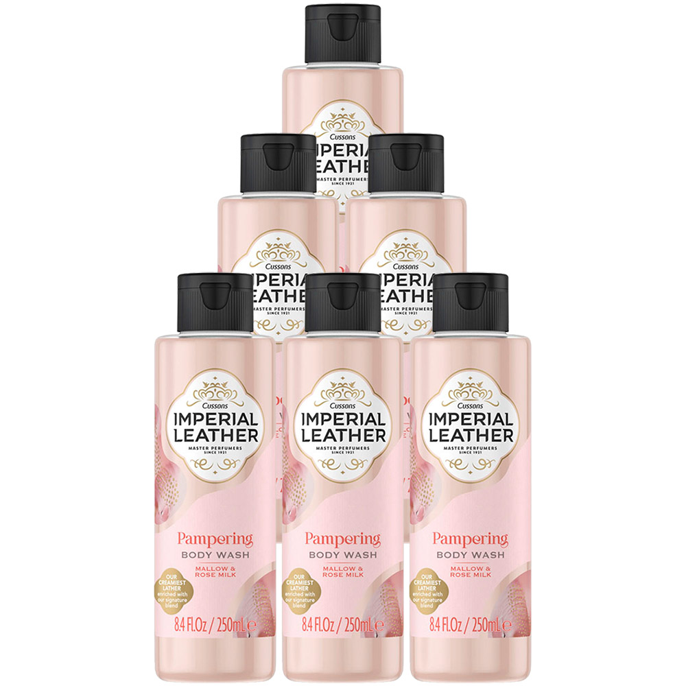 Imperial Leather Pampering Mallow and Rose Milk Body Wash Case of 6 x 250ml Image 1