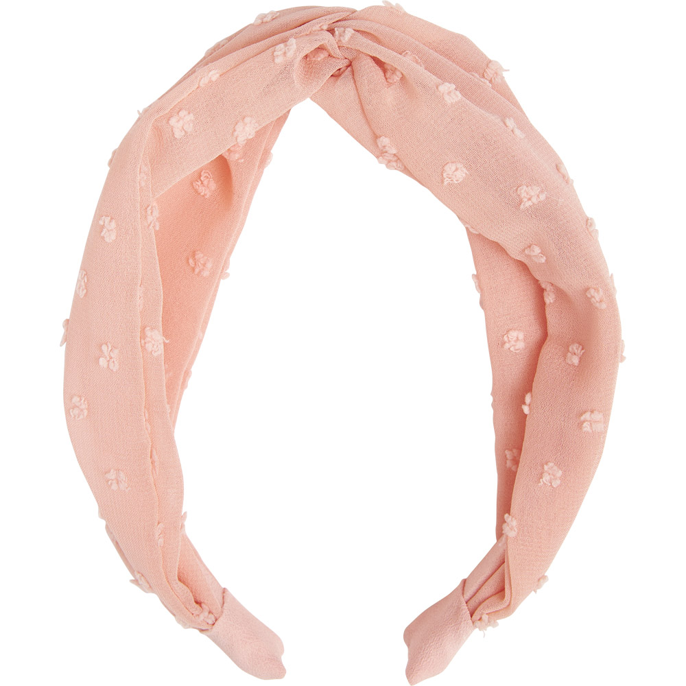 Wilko Pink Lace Daisy Headband Image 1