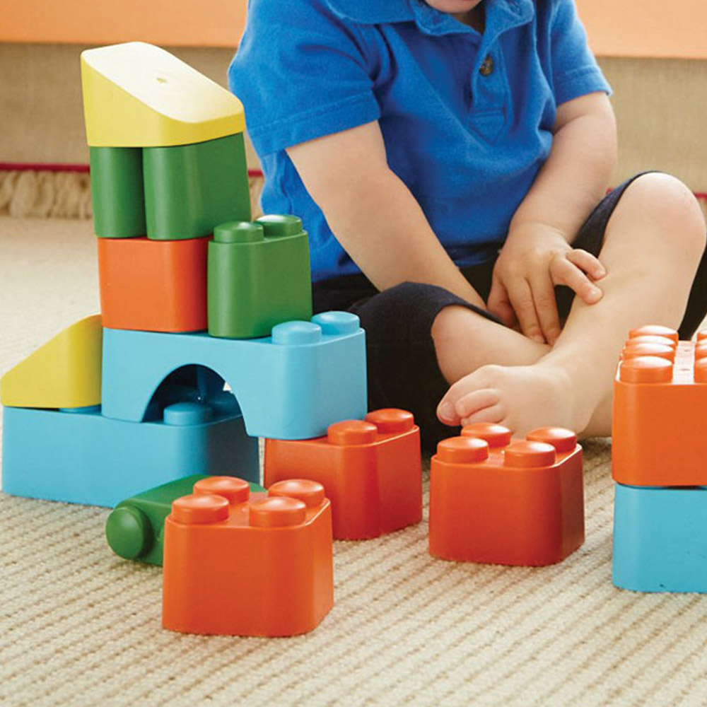 BigJigs Toys Green Toys Building Blocks Set Image 3