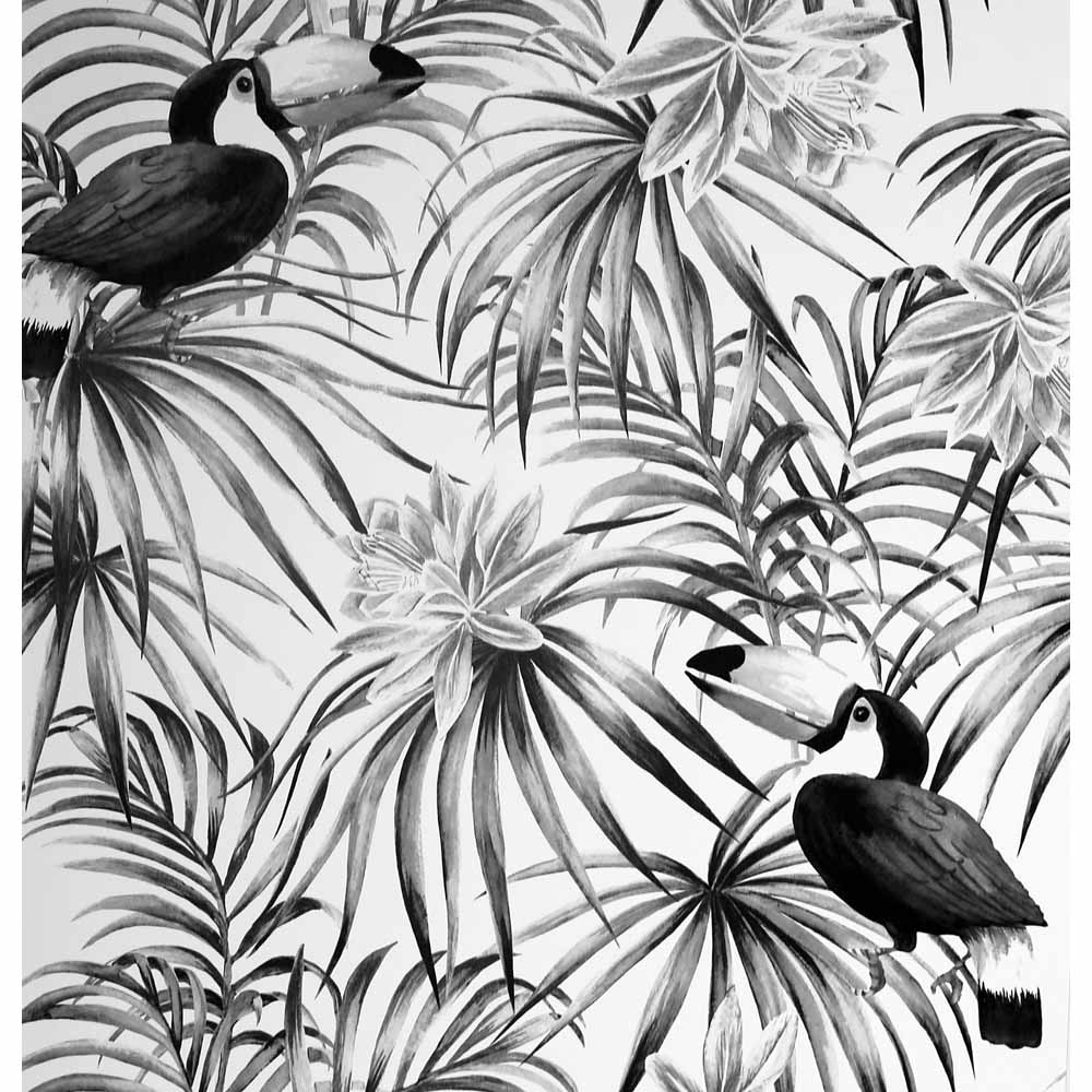 Arthouse Toucan Mono Wallpaper Image 1