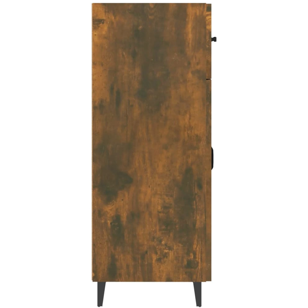 vidaXL 2 Door 2 Drawer Smoked Oak Sideboard Image 6