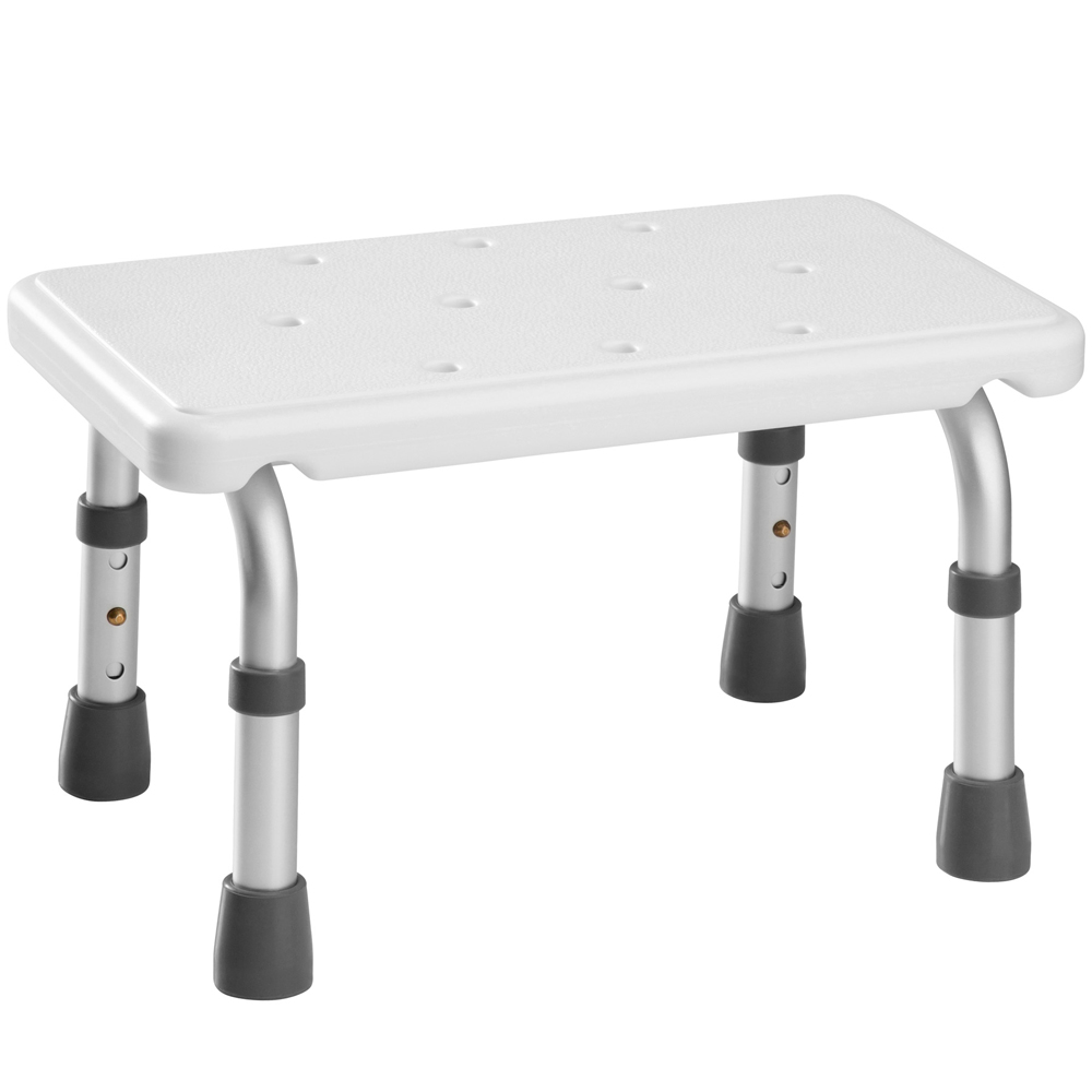 Tectake Adjustable Legs Bath Step Image 1