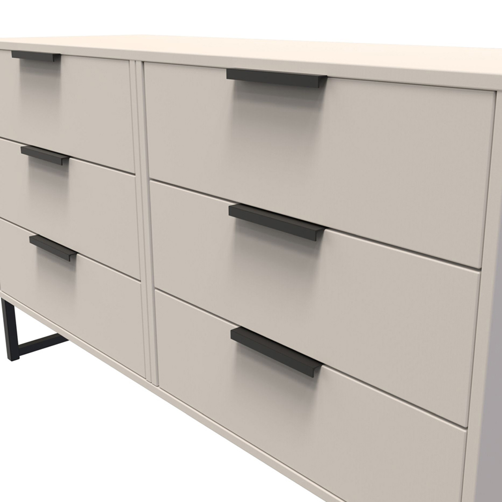 Crowndale Hong Kong 6 Drawer Kashmir Ash Chest of Drawers Ready Assembled Image 6