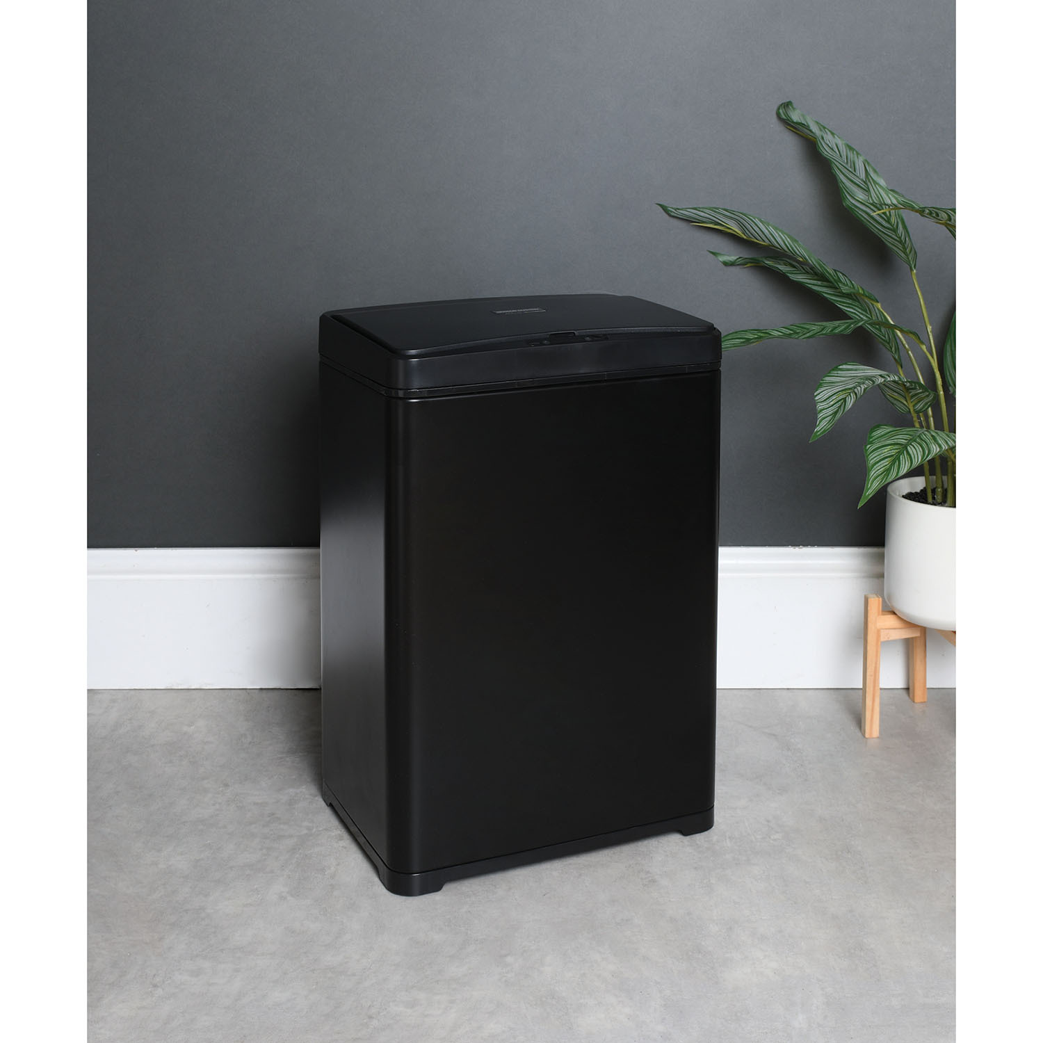 30L Rectangular Sensor Bin - Black Image 1