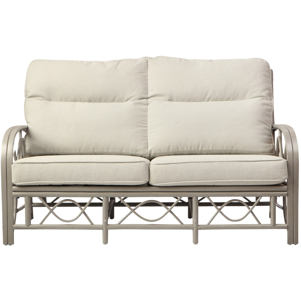 Desser Furniture Bali 3 Seater Grey Natural Rattan Alba Dusk Sofa Image 3