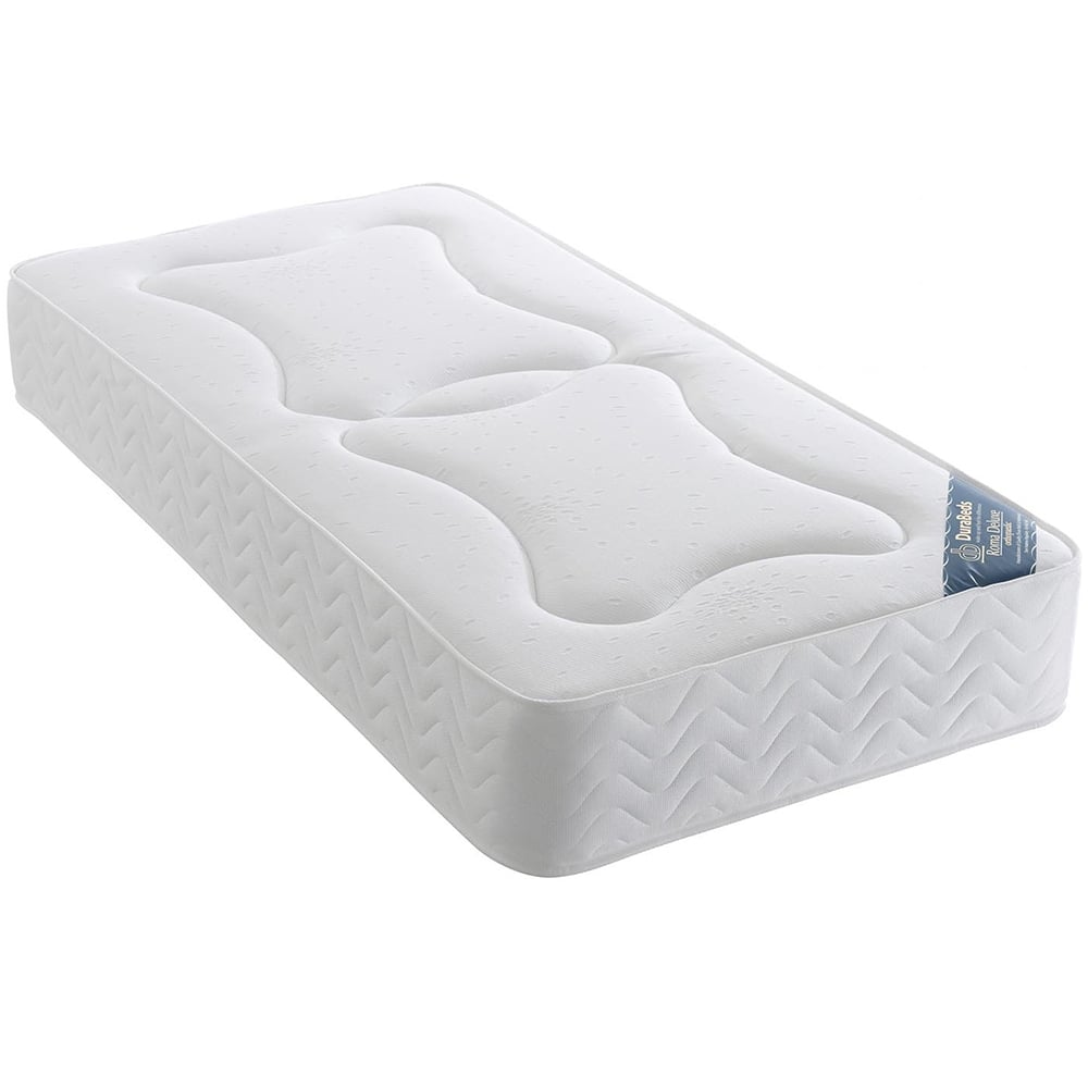 Dura Beds Roma White Coil Sprung Orthopaedic Single Mattress Image 1