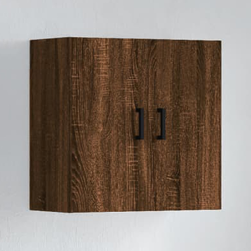 vidaXL 2 Door Brown Wall Cabinet Image 1