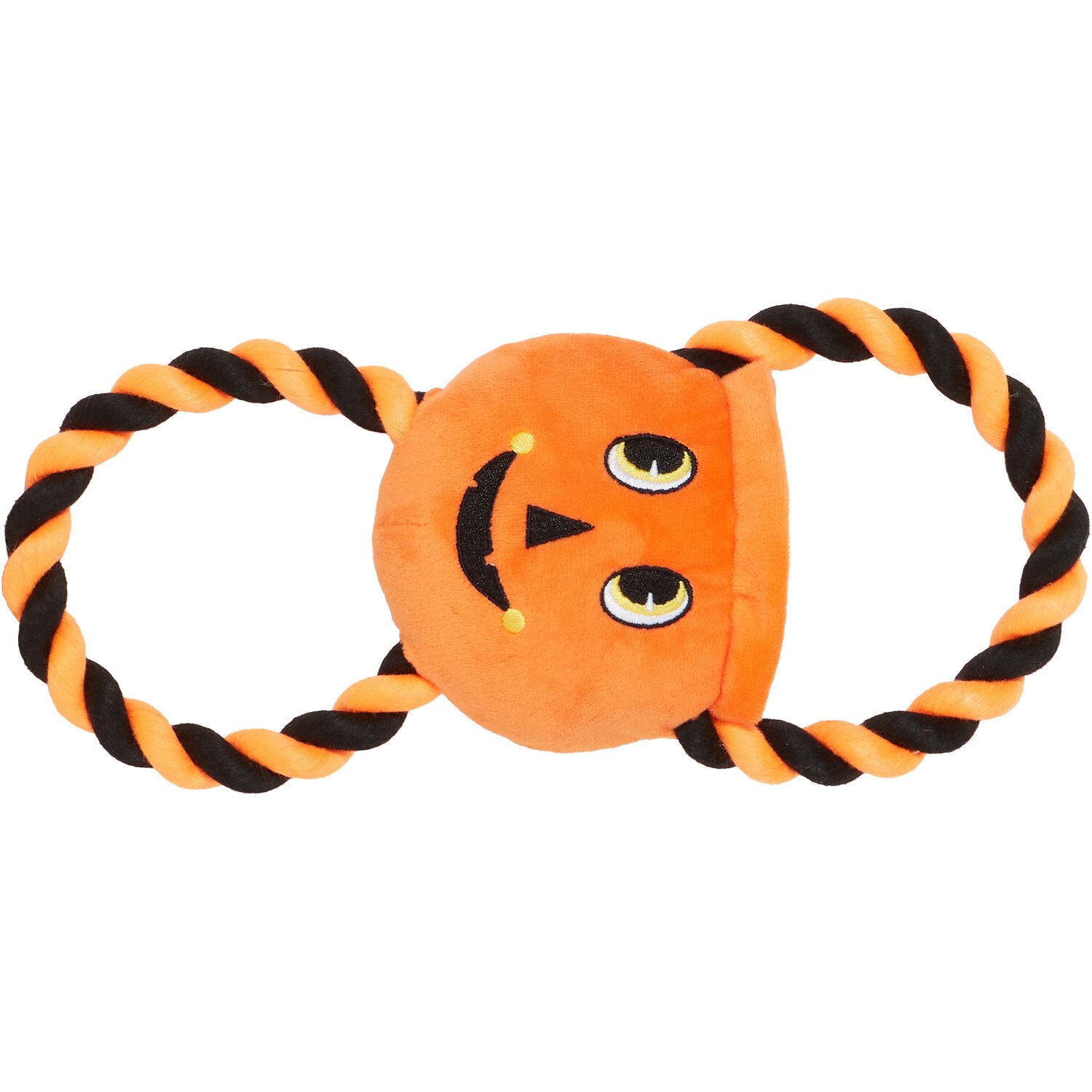 Pumpkin Rope Dog Toy - Orange Image 3