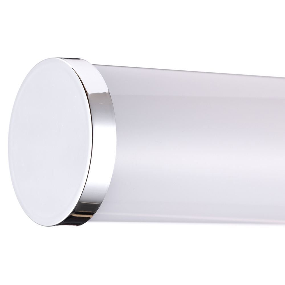 TCP White Tubular Mirror Bathroom Wall Light 600mm 12W Image 3