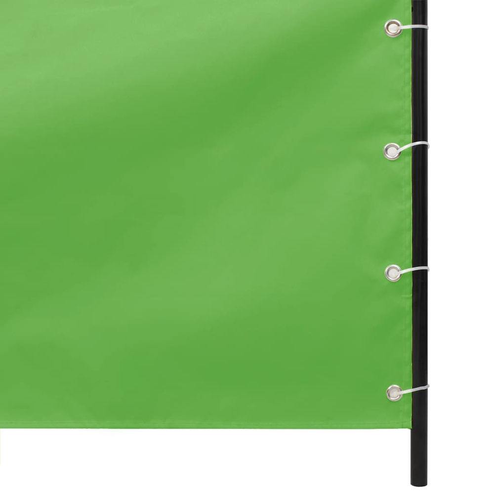vidaXL 80 x 240cm Green Oxford Fabric Balcony Privacy Screen Image 3