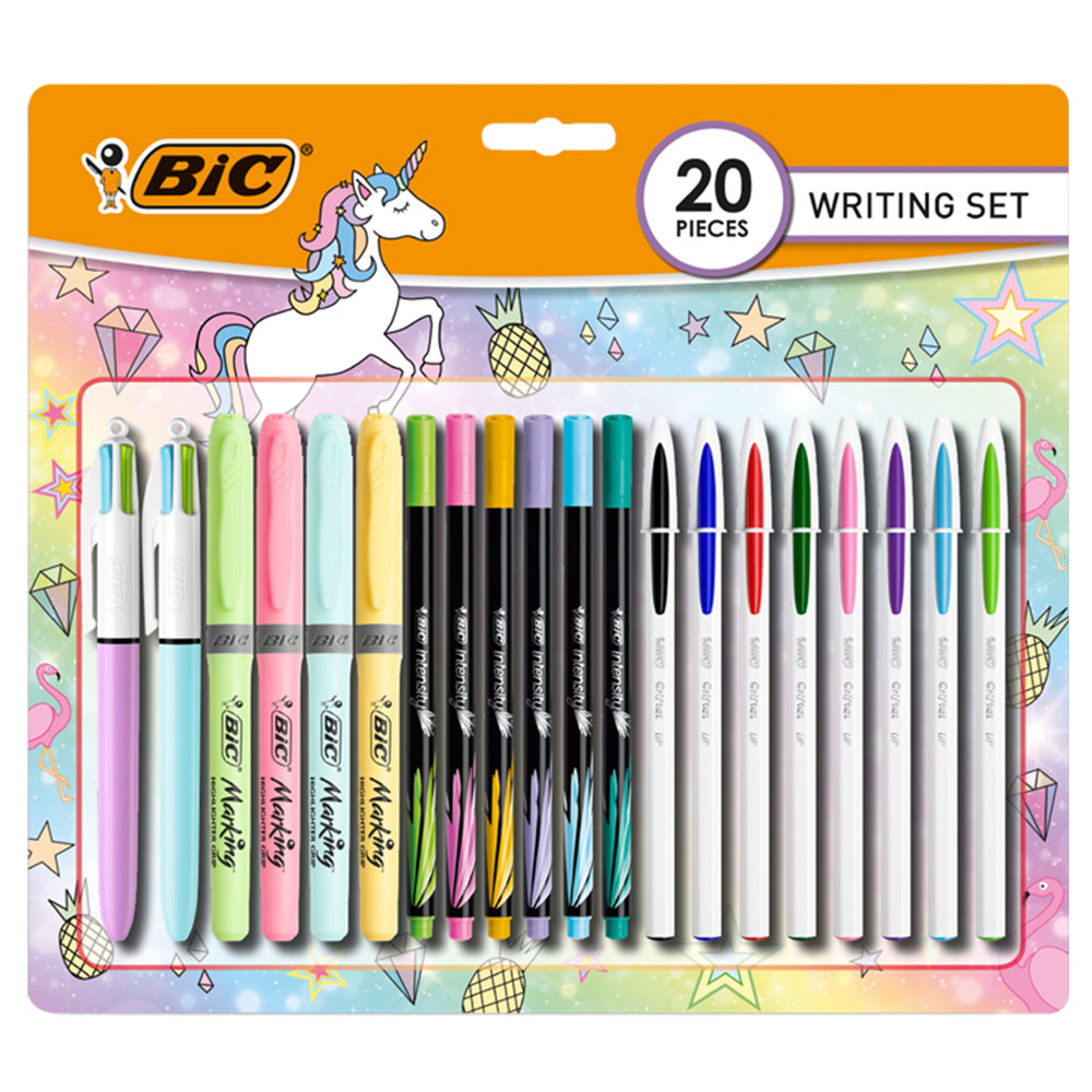 BIC Pastel Writing Set 20 Pack Image
