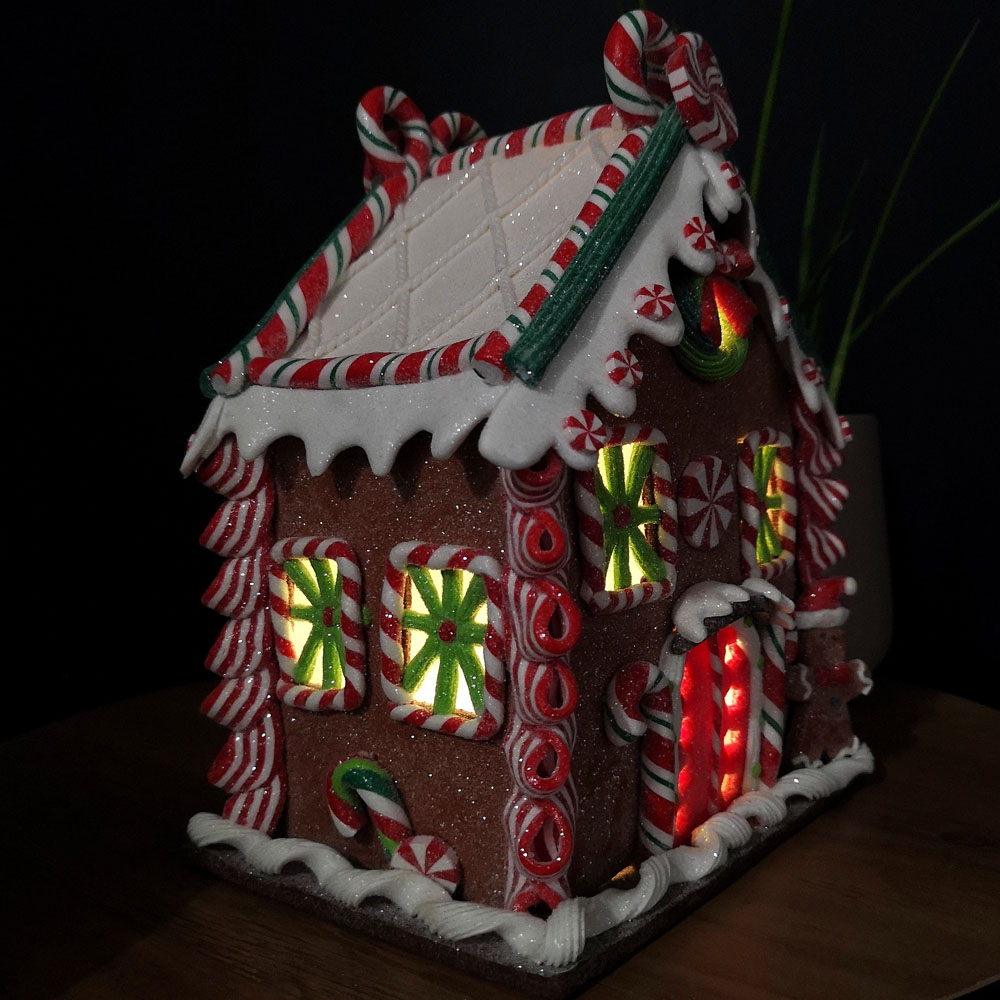 Samuel Alexander LED Gingerbread Candy Chalet Christmas Decoration 23cm Image 6