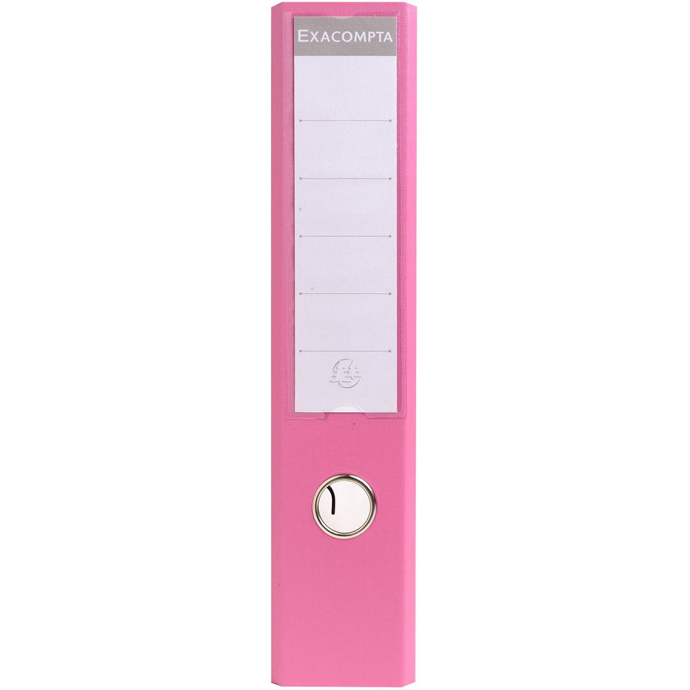 Exacompta PremTouch A4 Pink PVC Lever Arch File 10 Pack Image 4