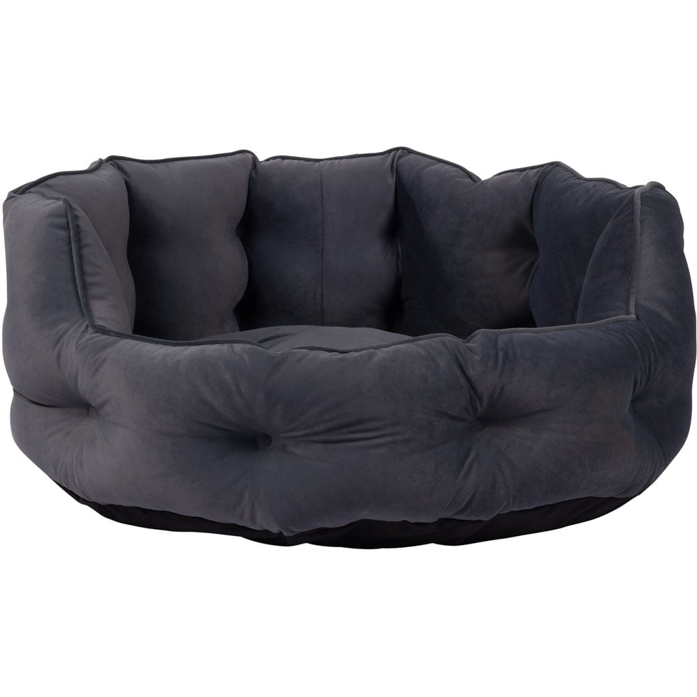 Bunty Monarch Large Dark Grey Dog Bed Image 6