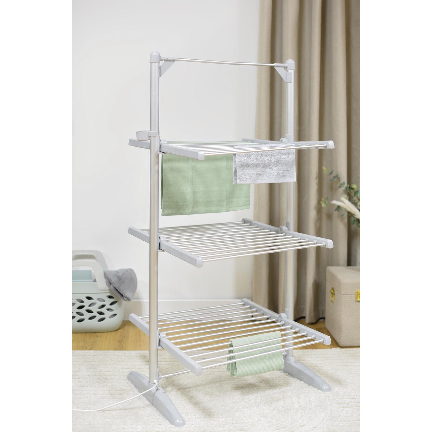 3 Tier Tower Heated Airer Image 2