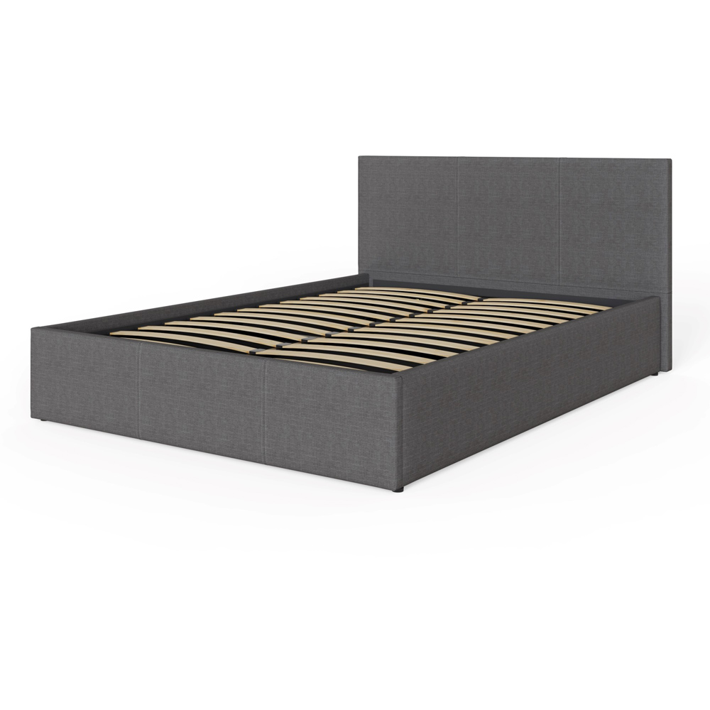 GFW Double Grey Side Lift Ottoman Bed Image 5