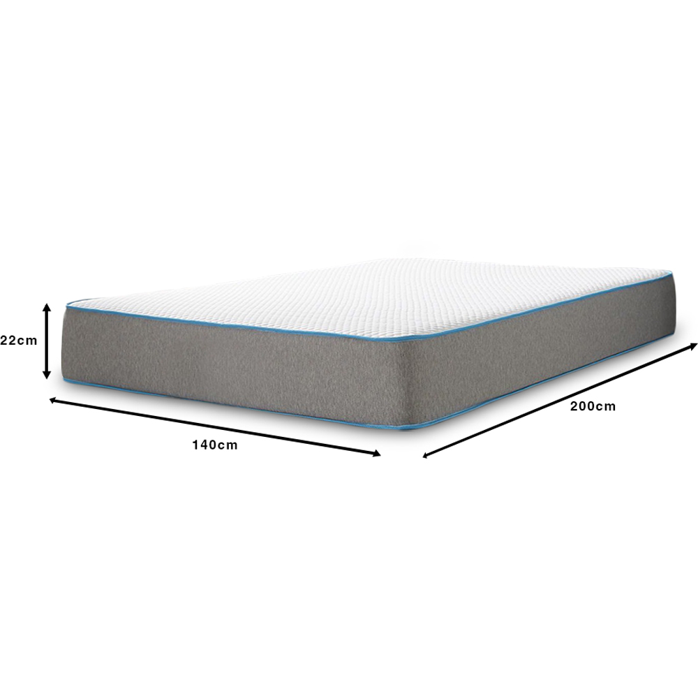 Starlight Beds European Double Bubble Hybrid Memory Foam Layer Spring Mattress Image 6
