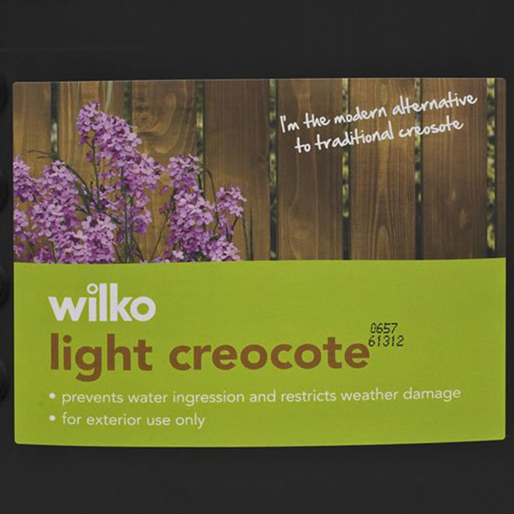 Wilko Creocote Light Brown Exterior Wood Treatment 4L Image 4