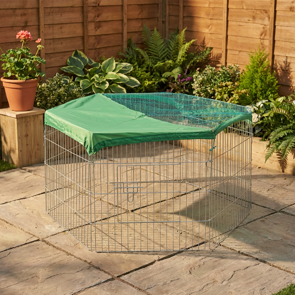 Small Animal Pen with Net 60cm Image 5