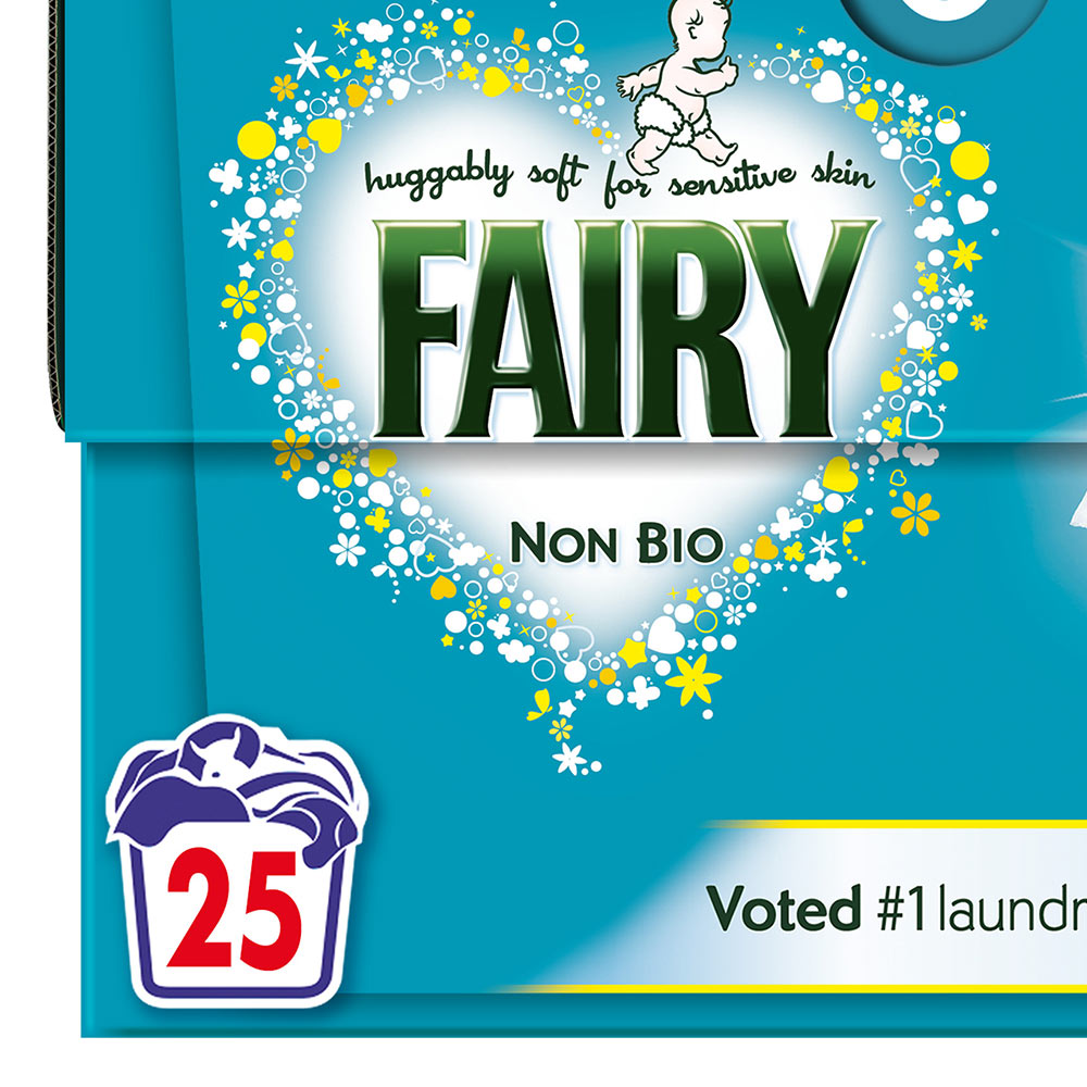 Fairy Non Bio Pods Washing Liquid Capsules 25 Washes Case of 4 Image 3