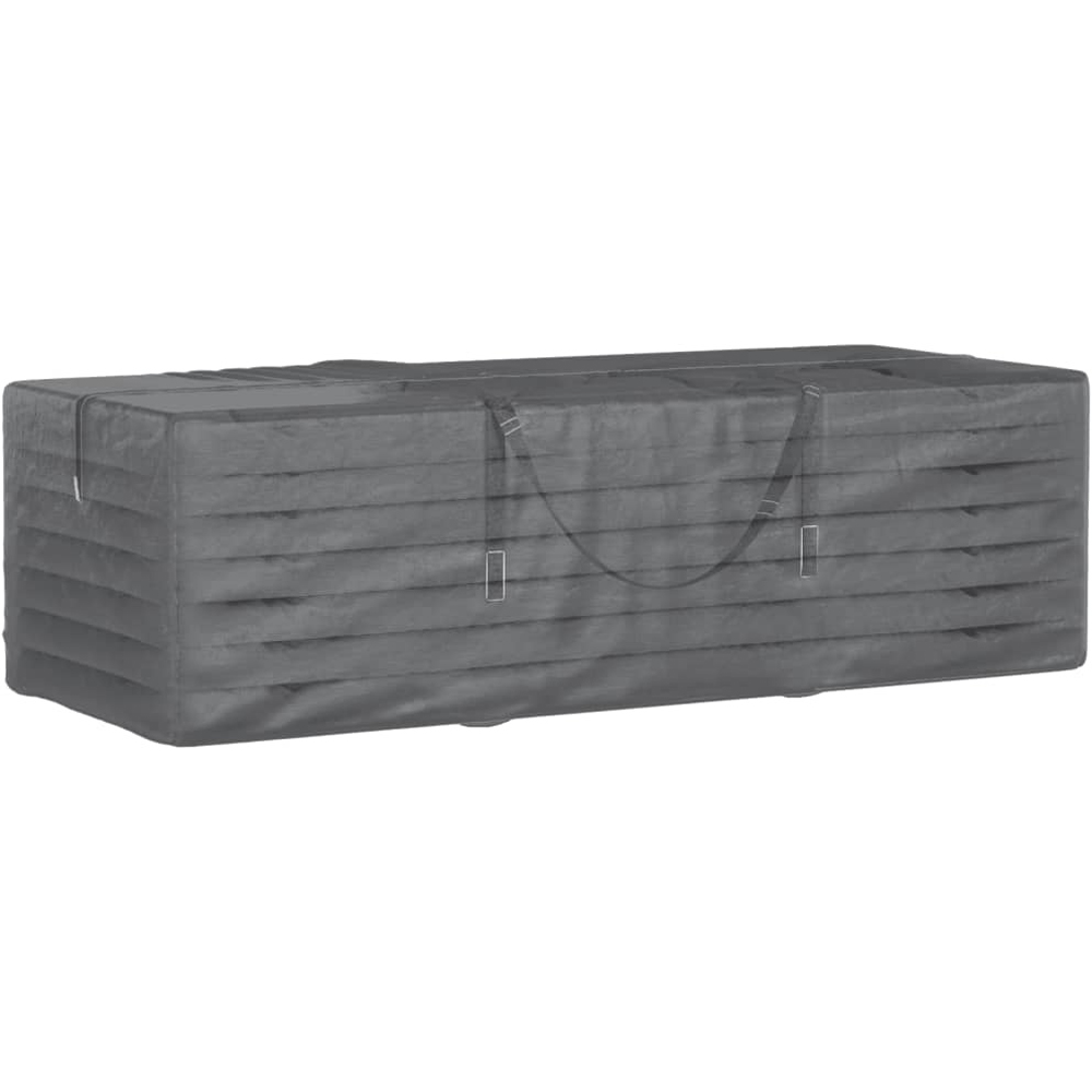 Walplus Black Polyethylene Garden Cushion Storage Bag 55 x 135 x 40cm Image 3