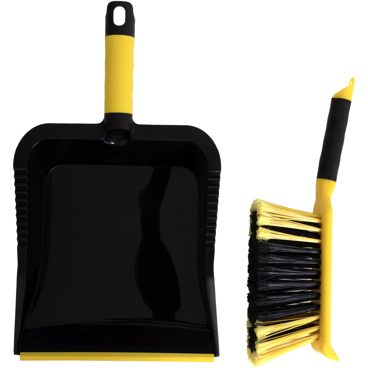Bulldozer Twist and Hold Dustpan with Brush Image 1