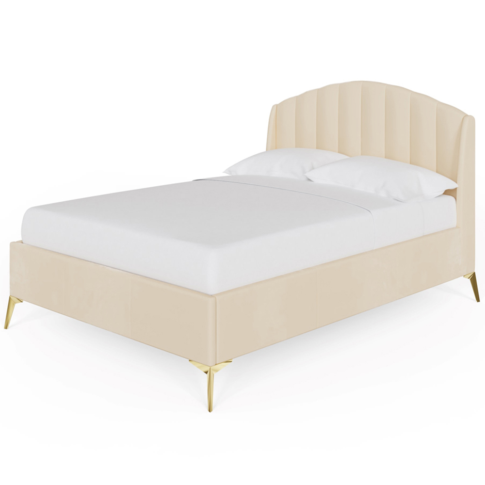 GFW Pettine Double Pink End Lift Ottoman Storage Bed Image 2