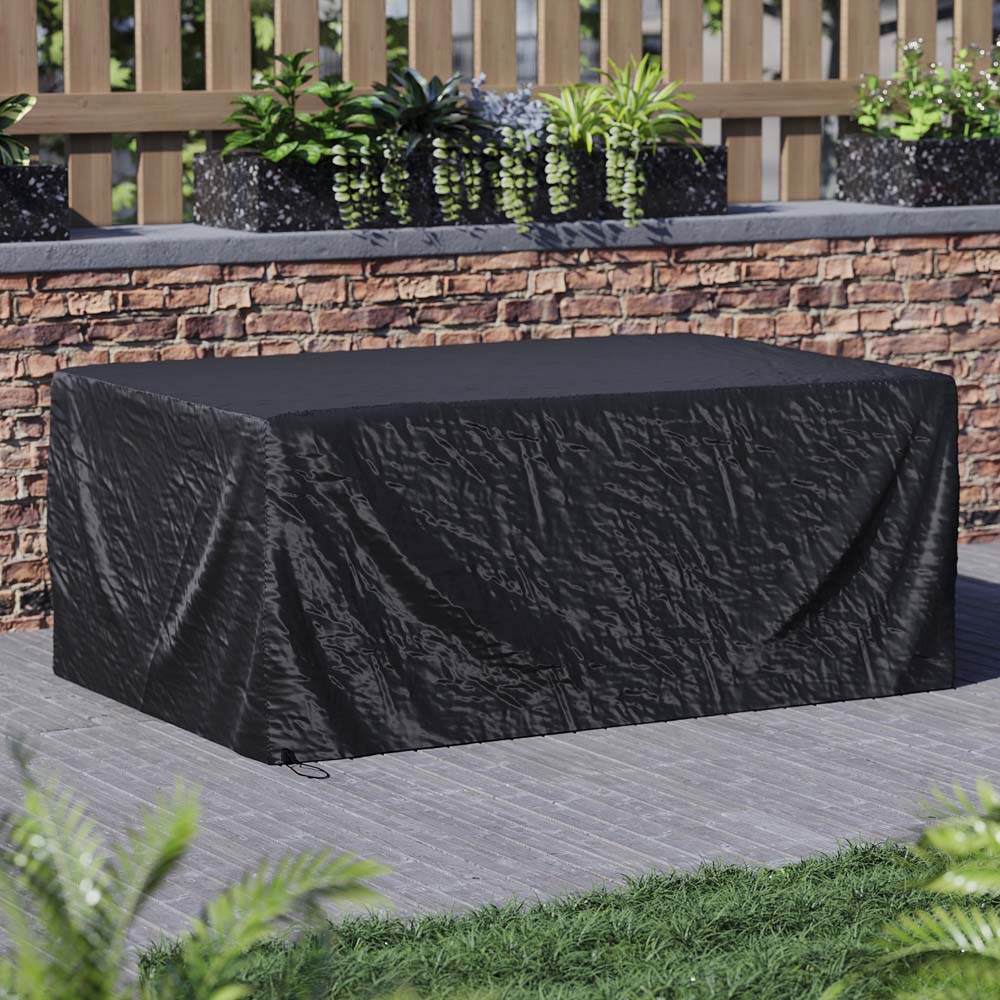 Garden Vida Black Outdoor Patio Furniture Cover 71 x 170 x 113cm Image 2