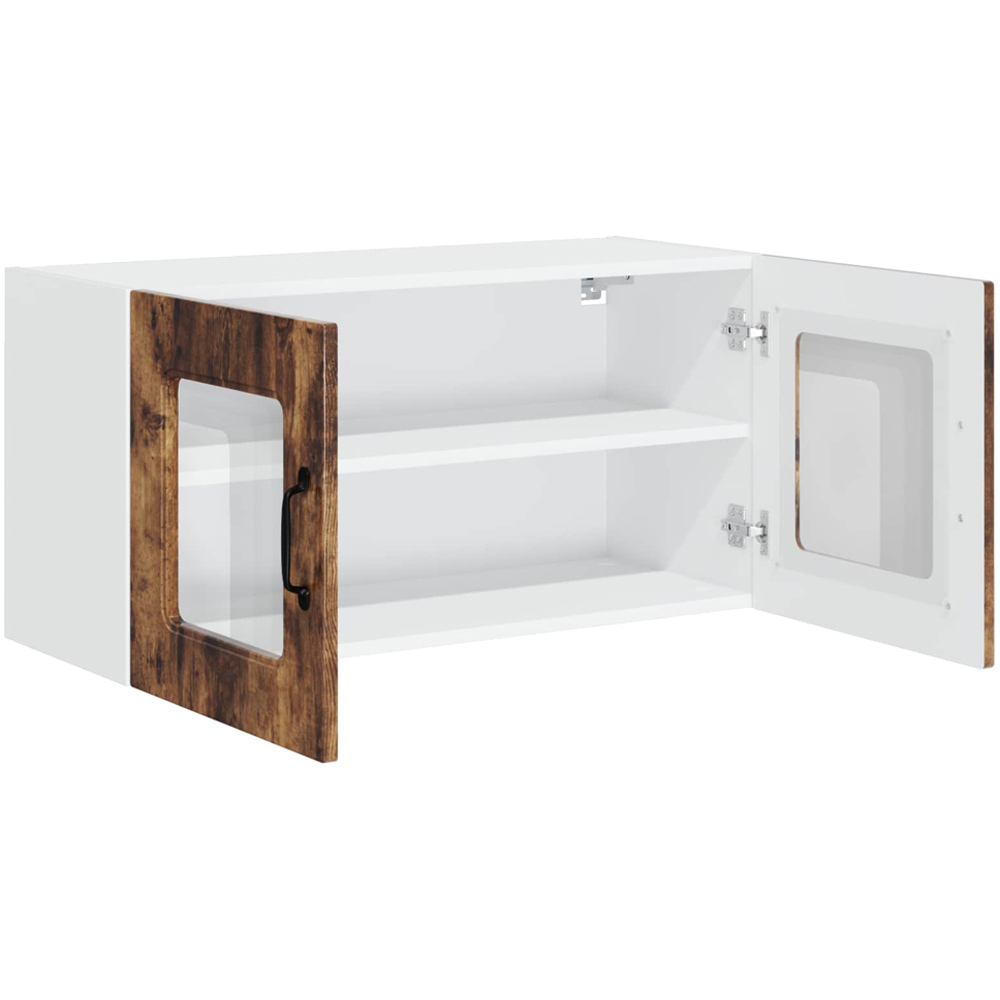 vidaXL Kalmar 2 Door Smoked Oak Wall Kitchen Cabinet Image 5