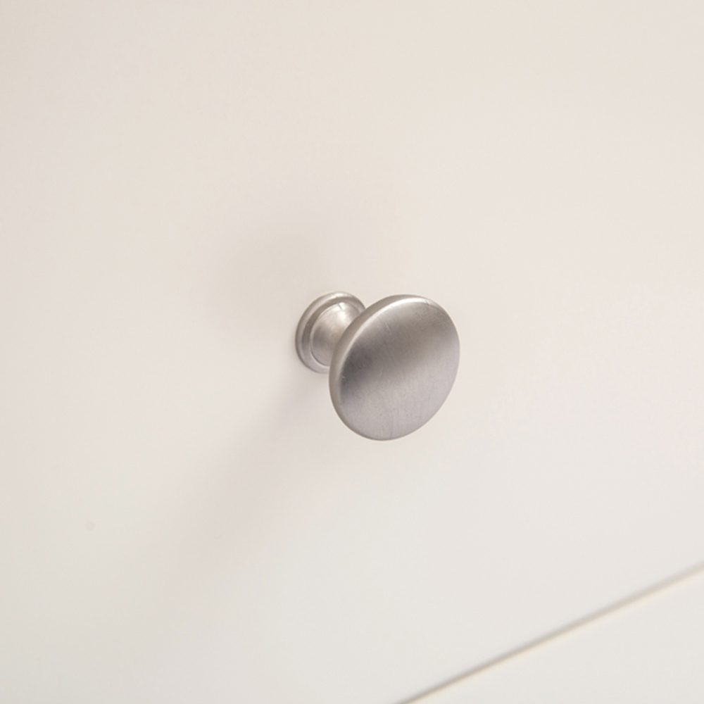 Cabinet Bits Castelli 4 Drawer Off White Chrome Knob Chest of Drawers Image 7