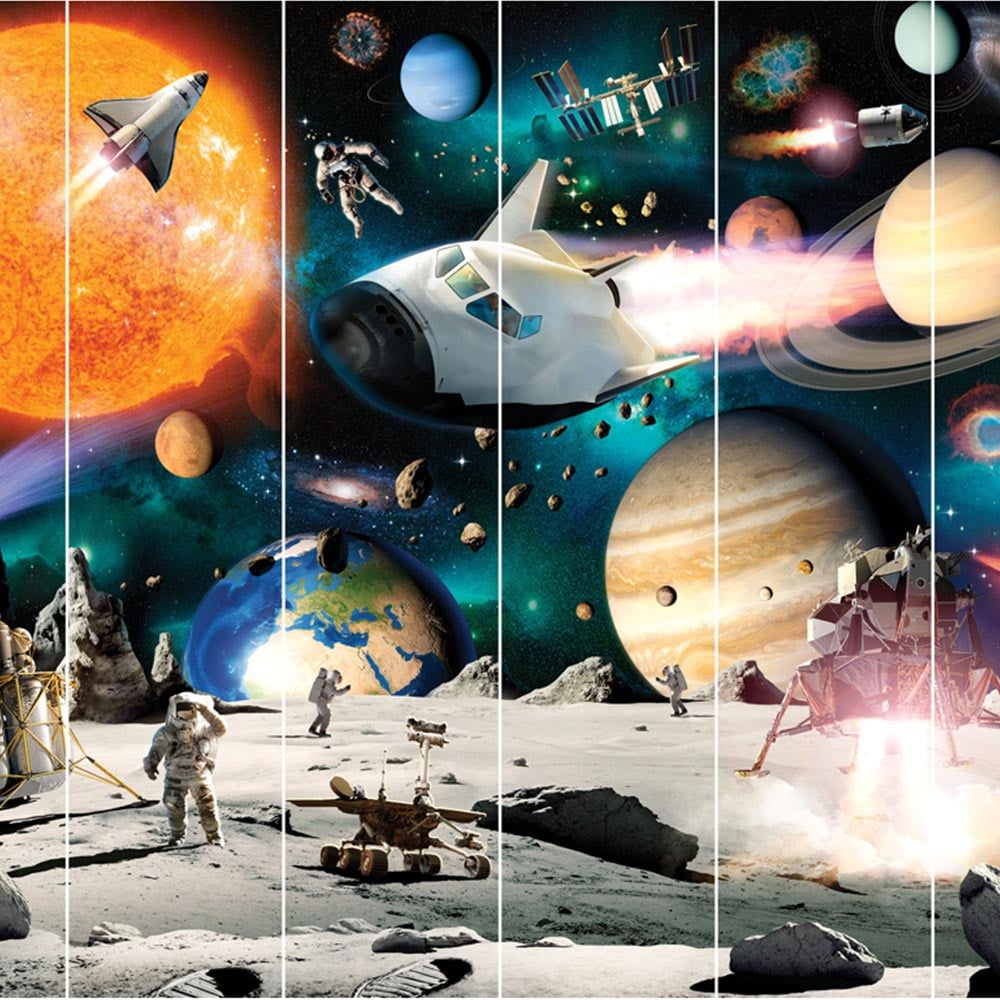 Walltastic Space Adventure Wall Mural Image 3