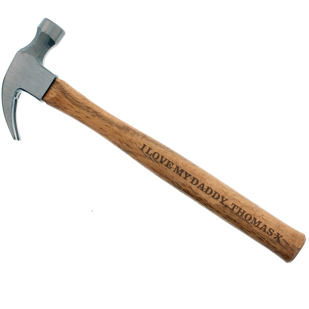 Personalised Memento Personalised Bold Text Hammer Image 1