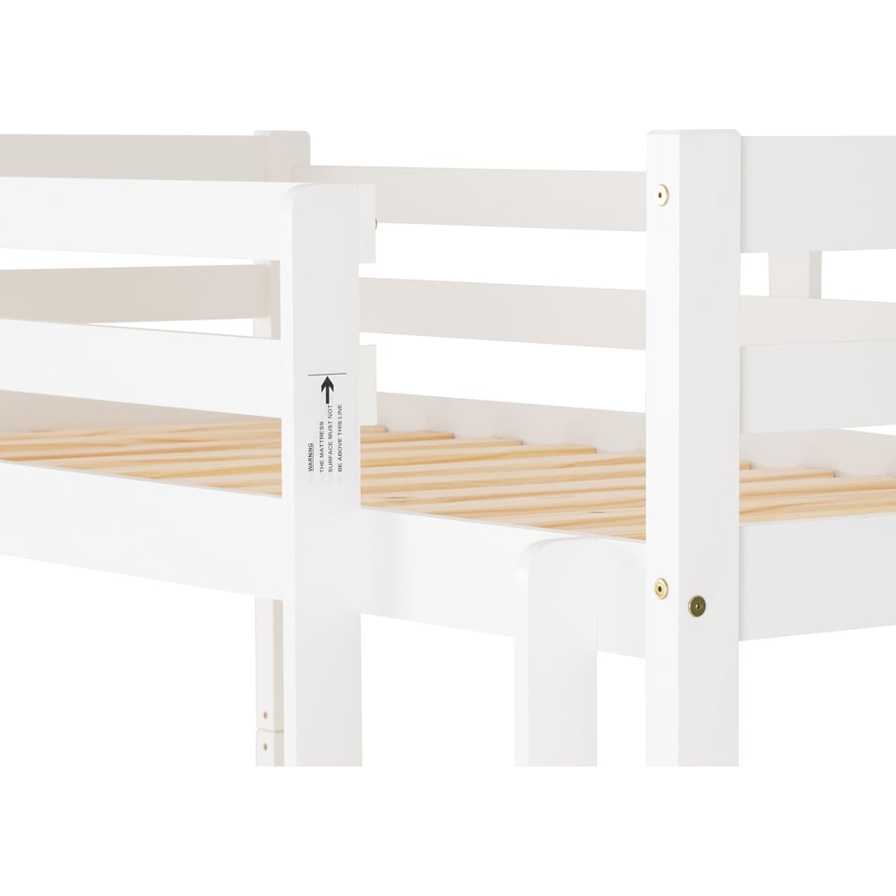 Seconique Panama Single White Bunk Bed Image 6
