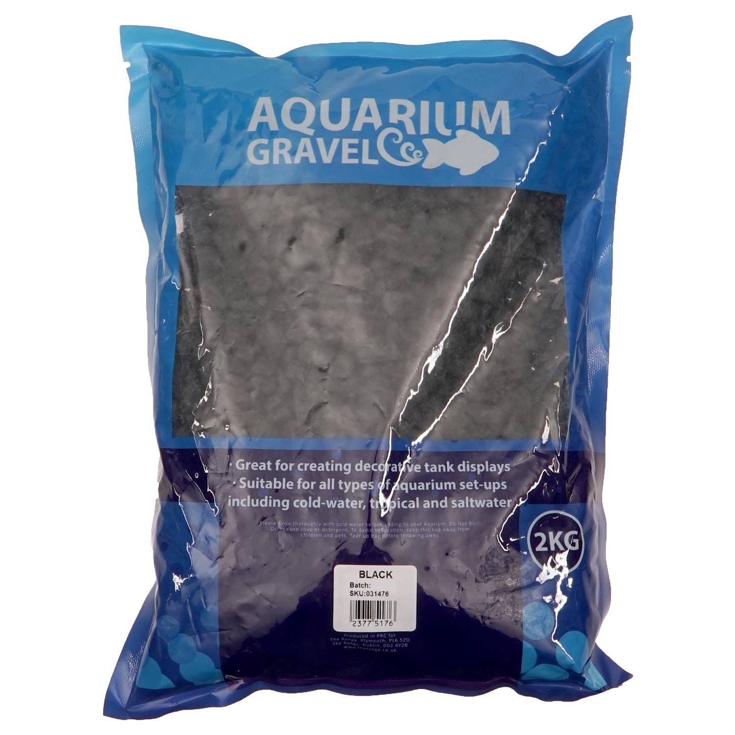 Black Aquarium Gravel 2kg Image