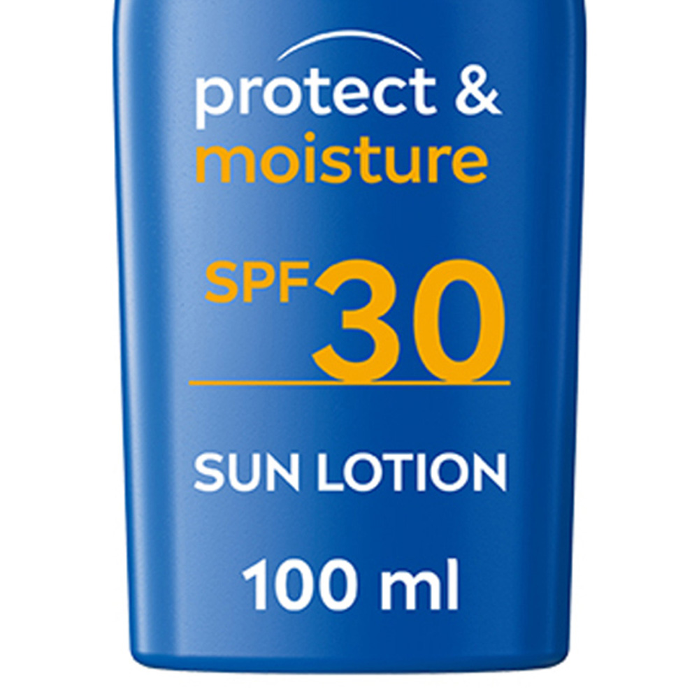 Nivea Sun Protect and Moisture Sun Cream Lotion SPF30 100ml Image 3