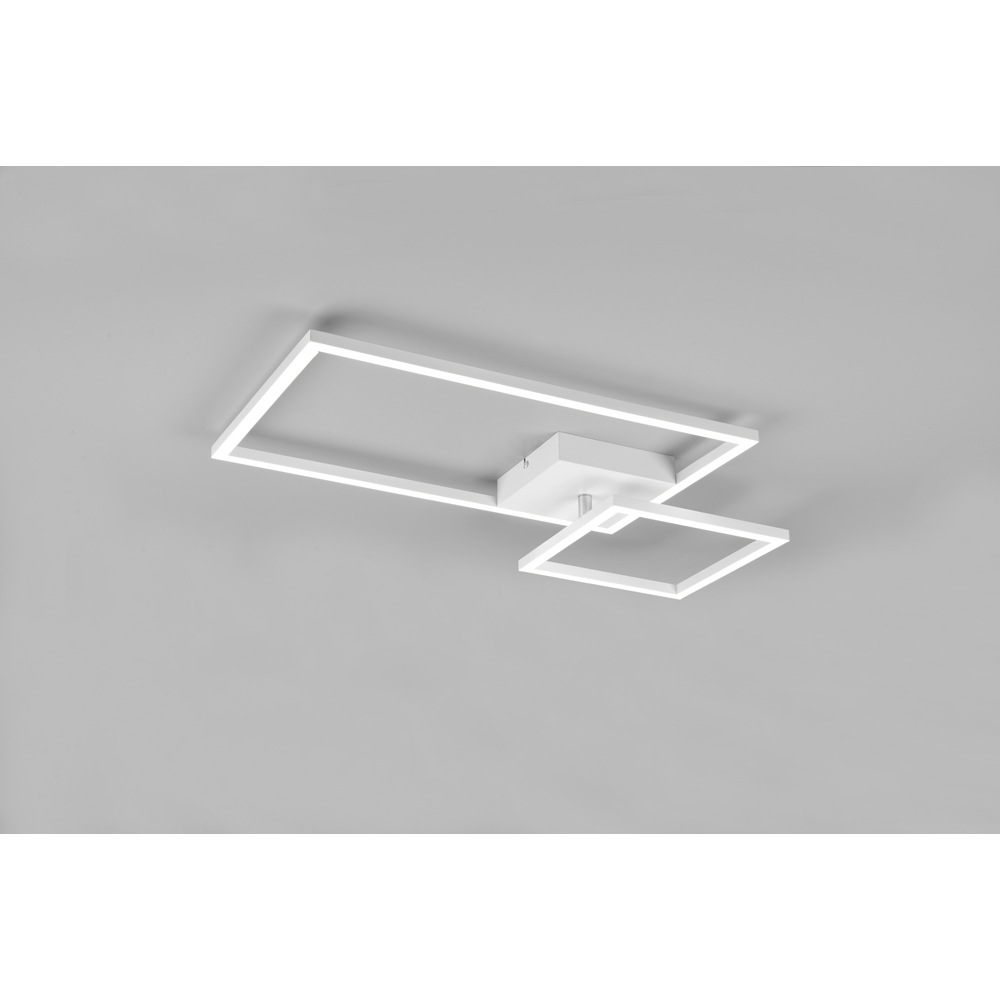 TRIO Padella Matt White LED Ceiling Light Image 2