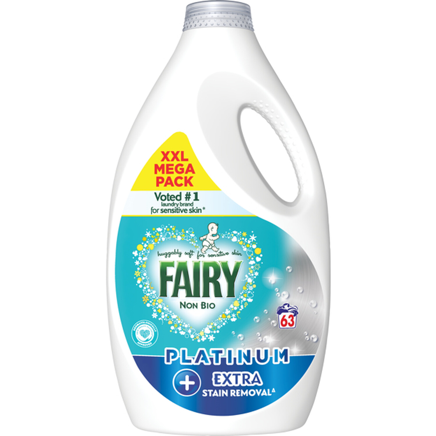 Fairy Non Bio Stain Remover Liquid 63 Washes Image