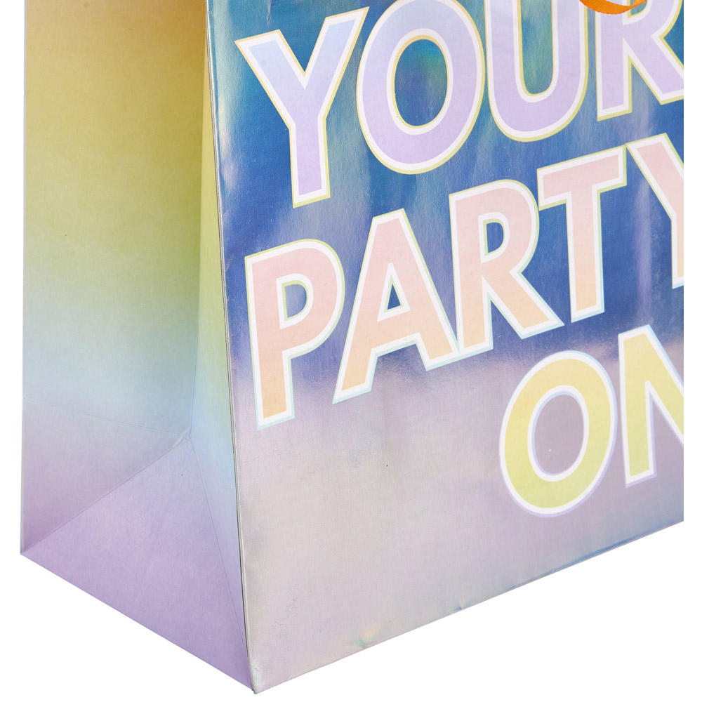Wilko Large Get Your Party On Giftbag Image 3