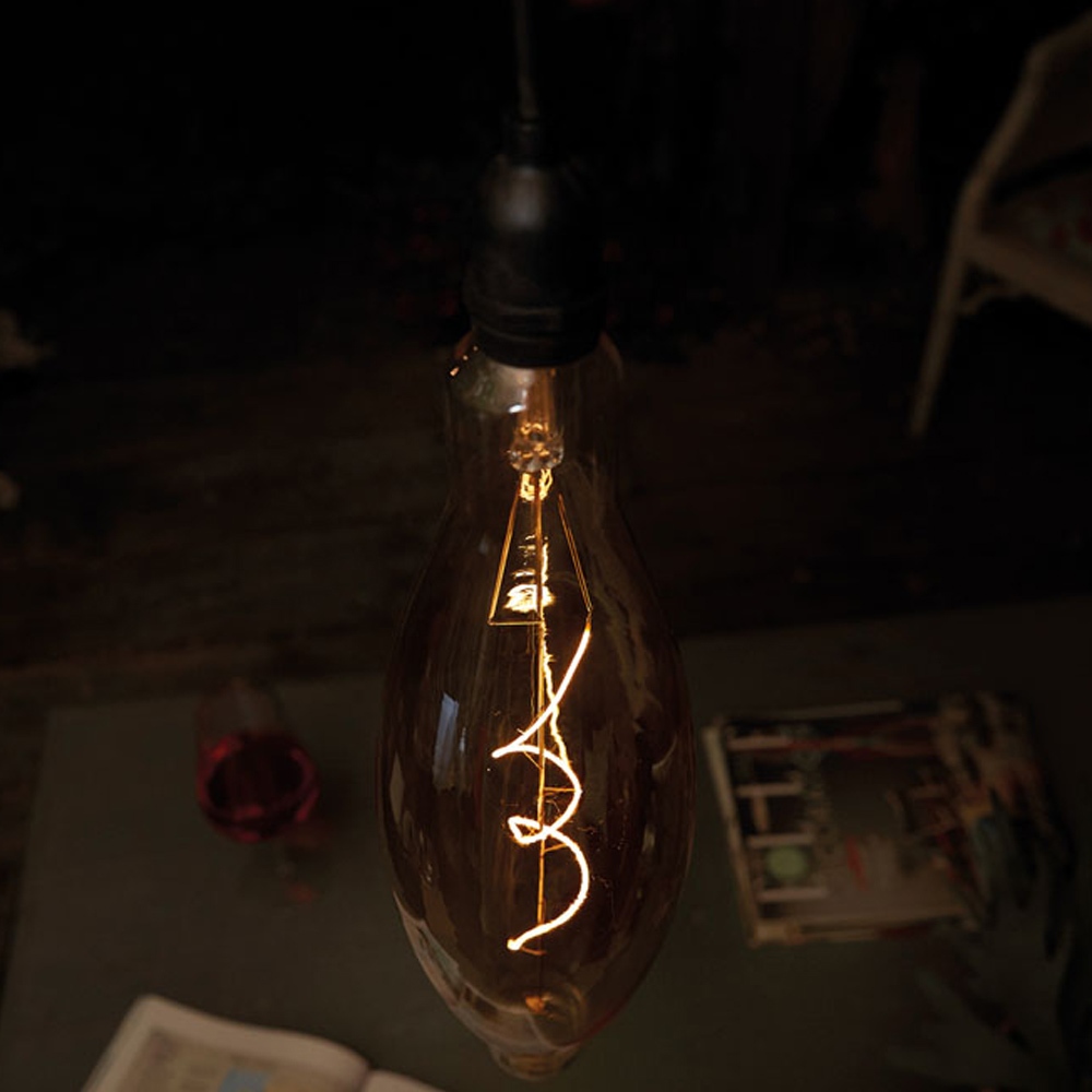 Luxform Ellipse Glass Pendulum Hanging Bulb Light Image 5