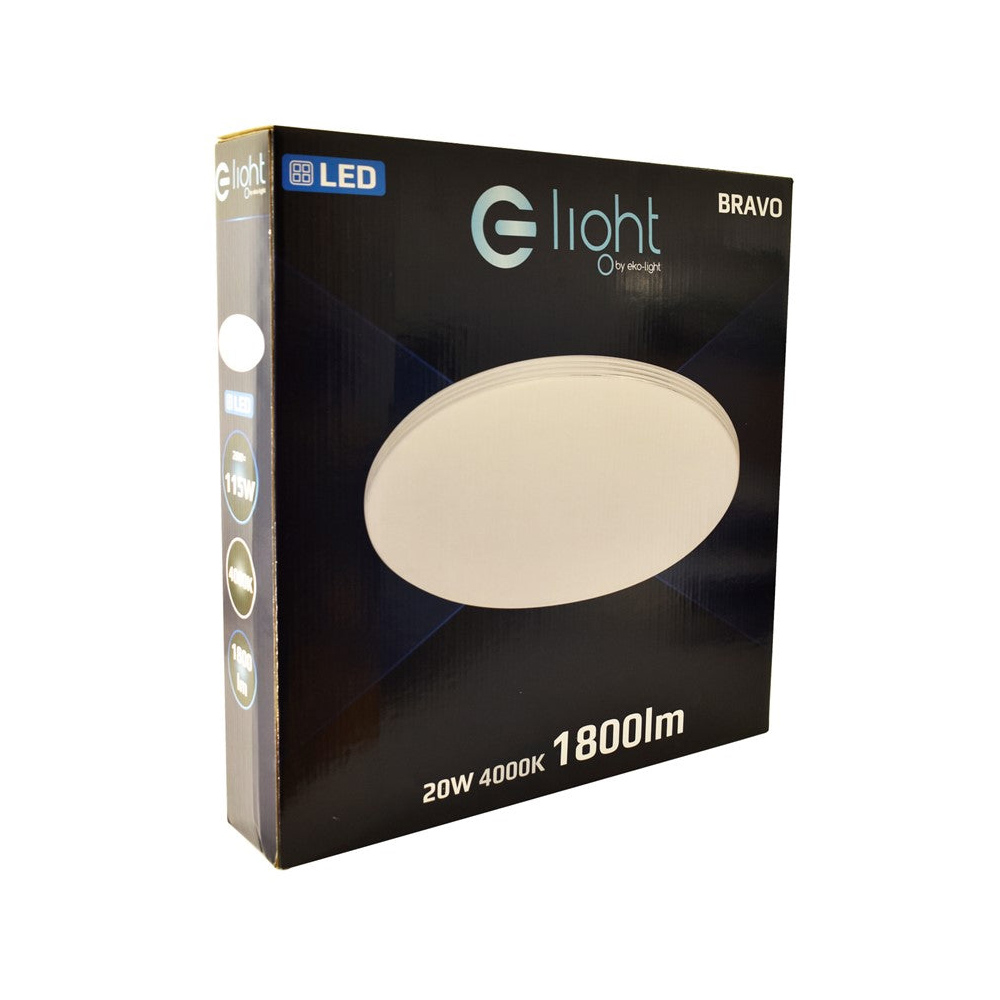 Milagro Bravo White LED Ceiling Lamp 230V Image 4