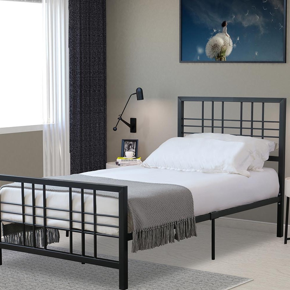 Soho King Size Black Bed Frame Image 1