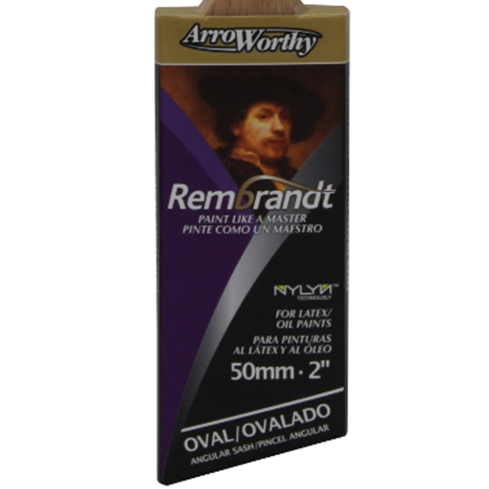 ArroWorthy Rembrandt 2 inch Pack Angled Cut Paint Brush Image 3
