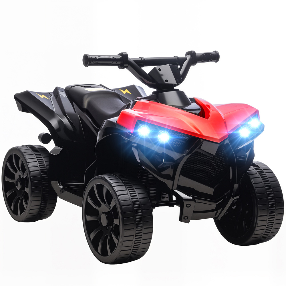 Tommy Toys AIYAPLAY Kids Red Ride On ATV Quad Bike 6V Image 1