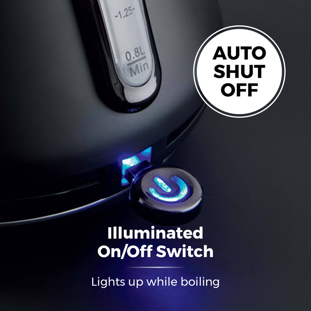 Tower Sera EEJB327 Black 4 Slice Toaster and 1.7L Kettle Set Image 5